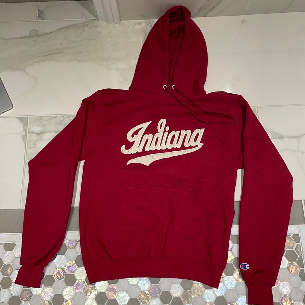 Indiana University Champion Hoodie Sweatshirt